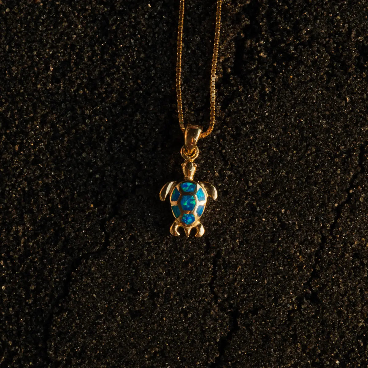 Pendentif tortue Alava - Plaqué Or 18K