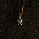 Pendentif tortue Alava - Plaqué Or 18K