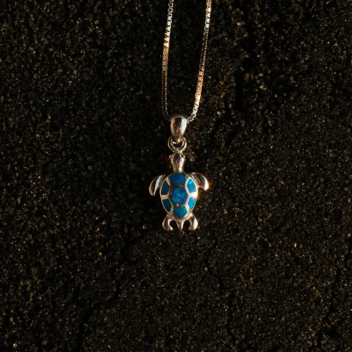 Pendentif tortue Alava - Argent 925 Rhodié