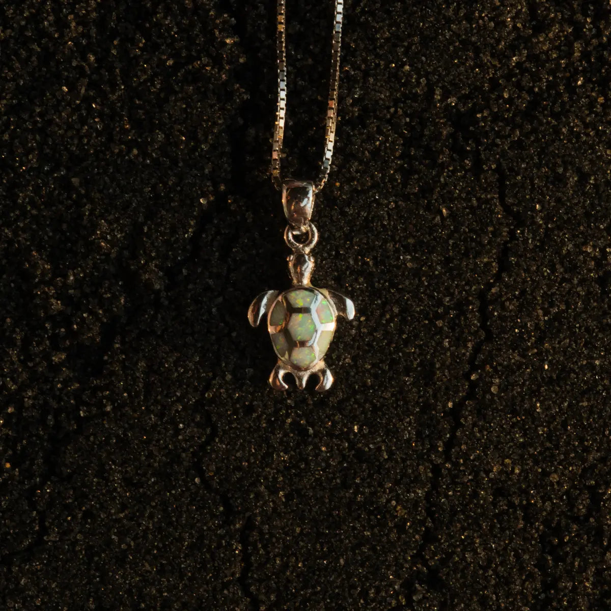 Pendentif tortue Alava - Argent 925 Rhodié
