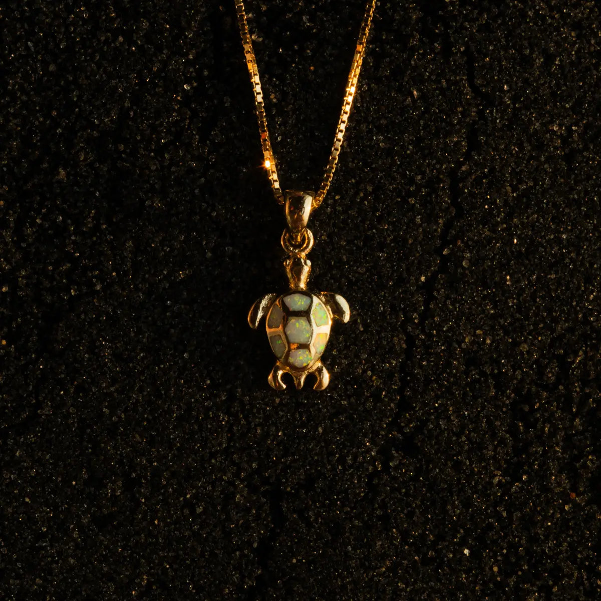 Pendentif tortue Alava - Plaqué Or 18K
