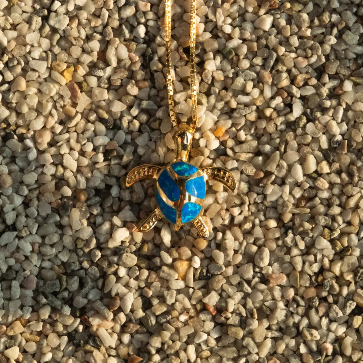 Pendentif tortue Néréa - Plaqué Or 18K