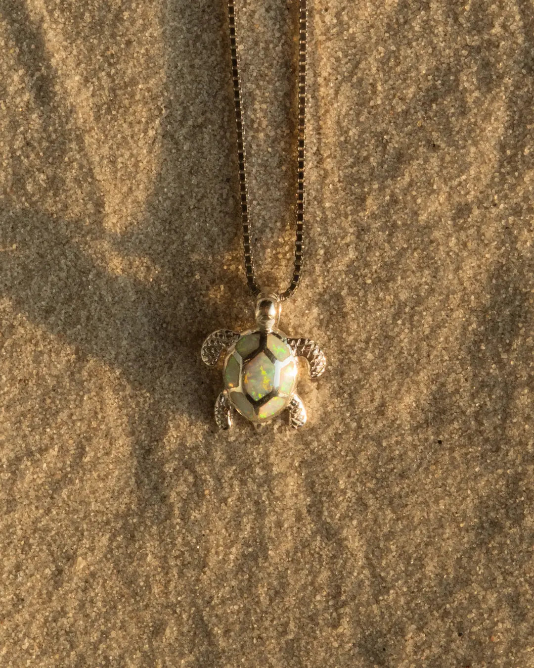 Pendentif tortue Moana - Argent 925 Rhodié