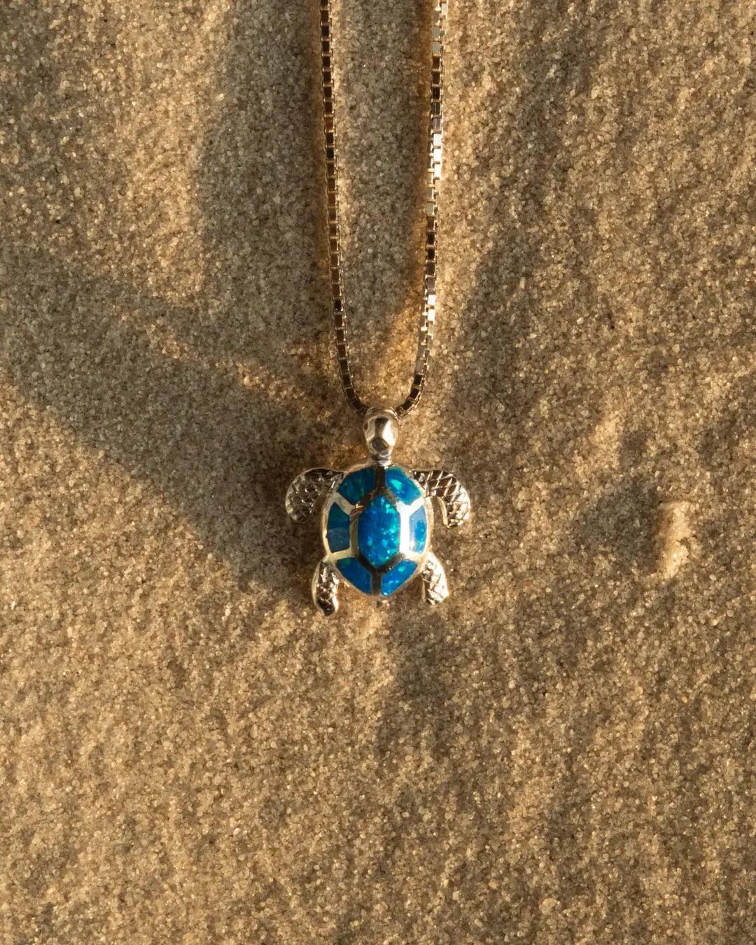 Pendentif tortue Moana - Argent 925 Rhodié