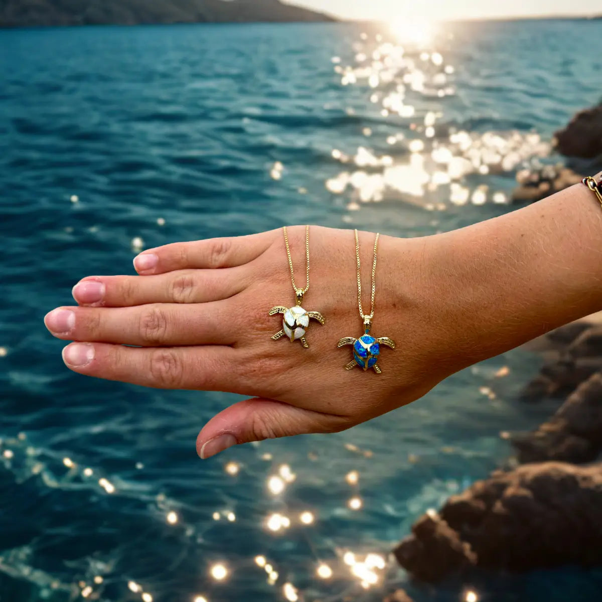 Collier tortue Néréa - Plaqué Or 18K